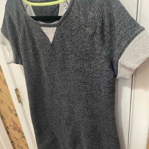 Calvin Klein Gray Short Sleeve Dress